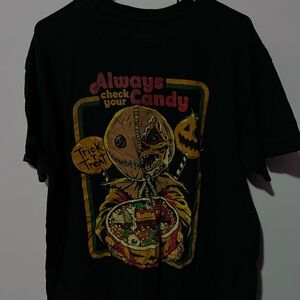 Black Halloween Graphic T-Shirt